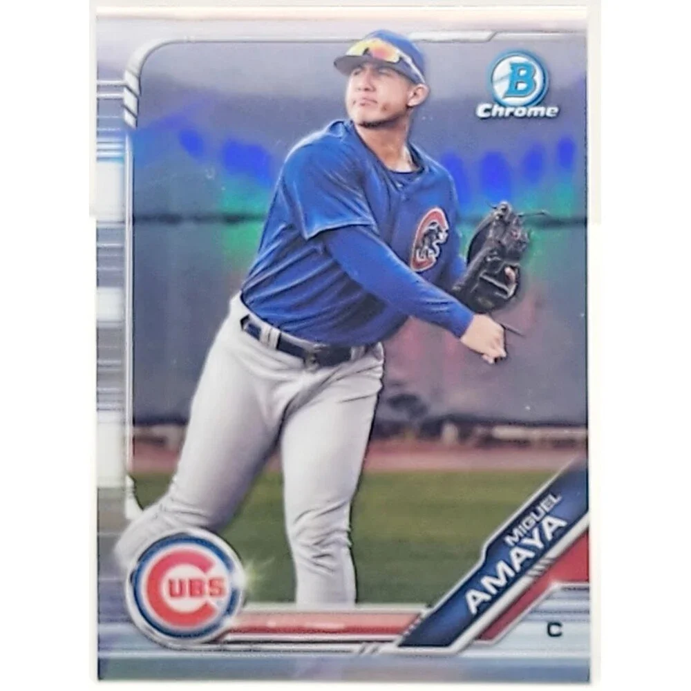 2019 Bowman Draft Chrome Miguel Amaya #BDC-135 Chicago Cubs